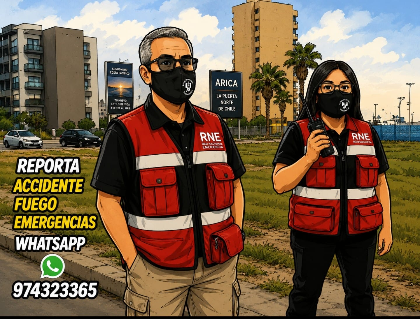 Voluntarios de RNE Arica y Parinacota